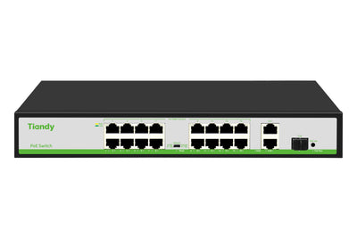 TC-P3S019 – Switch PoE 16FE+2GE 180W